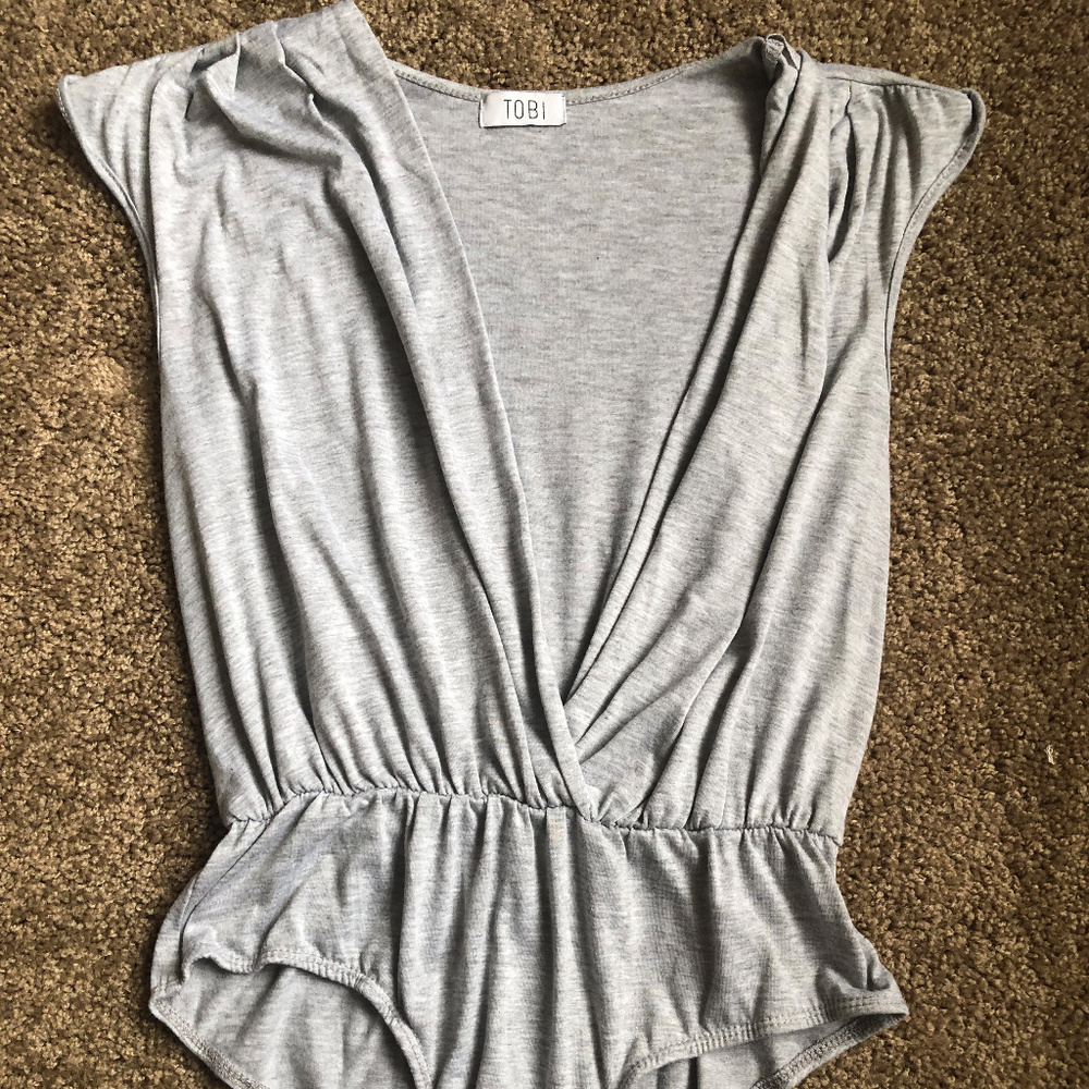 Tobi grey bodysuit